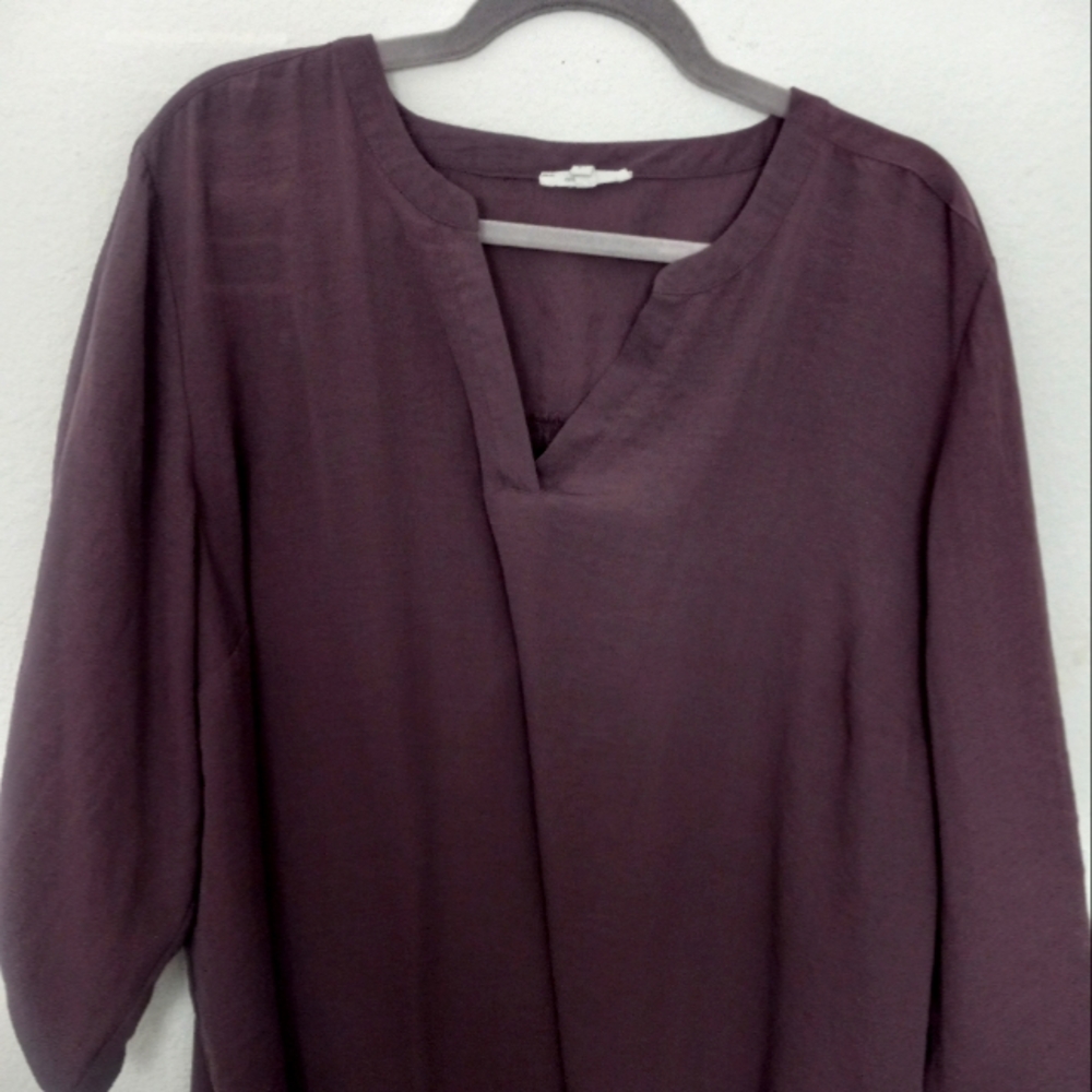 Maurices Deep Purple Women's Blouse